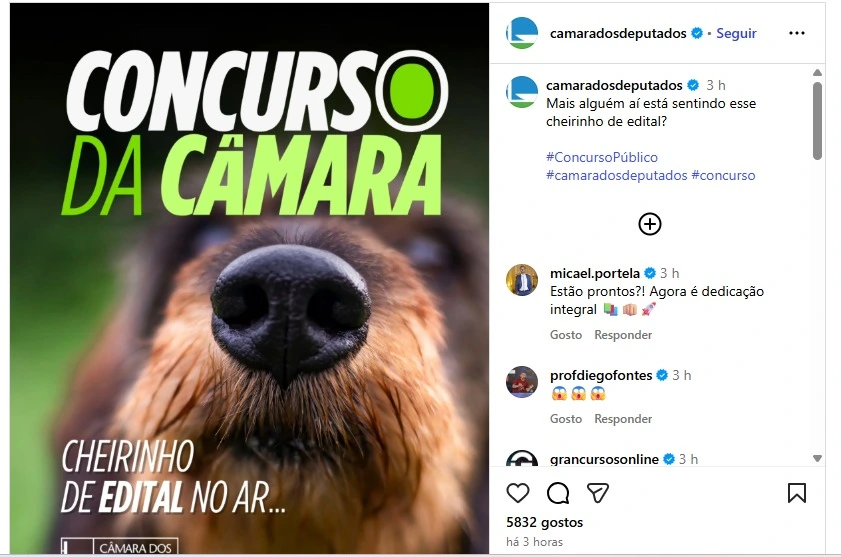 Concurso Câmara dos Deputados pode ter edital até o dia 31/12! 1 edital do concurso câmara dos deputados em breve