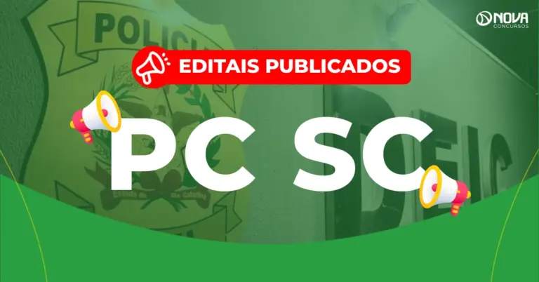 Concurso PC SC: 41 mil inscritos! Provas em março!