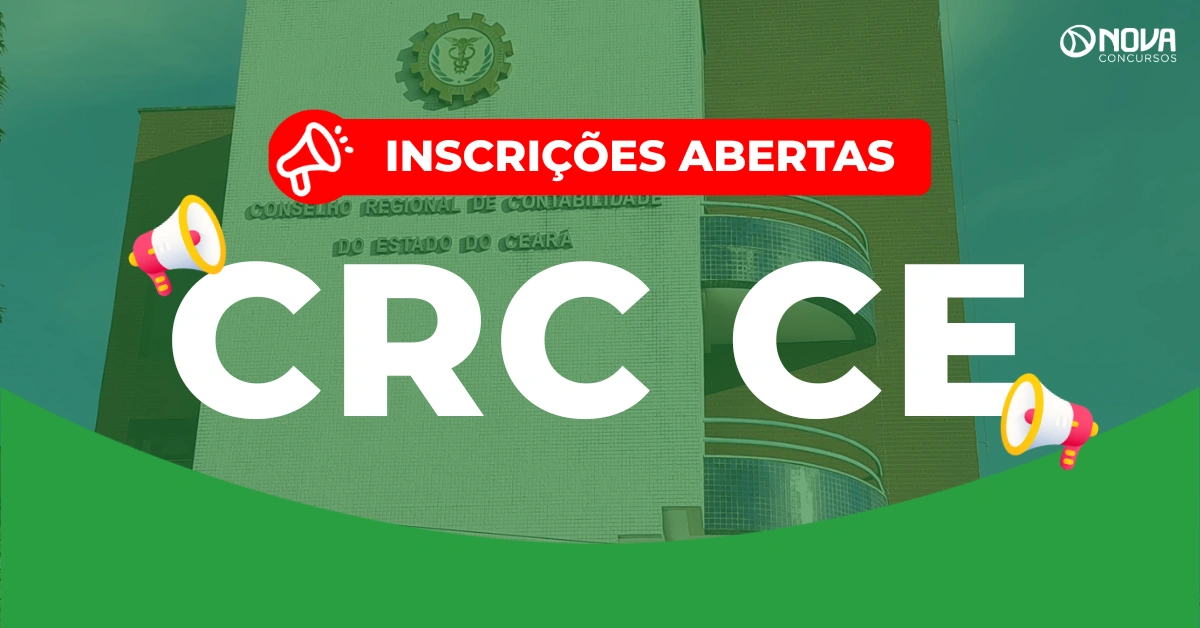 Concurso CRC CE: Inscrições abertas! 146 vagas!