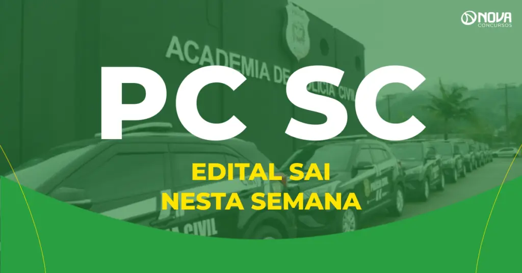 Concurso PC SC: “edital será publicado nesta semana”, diz delegado!