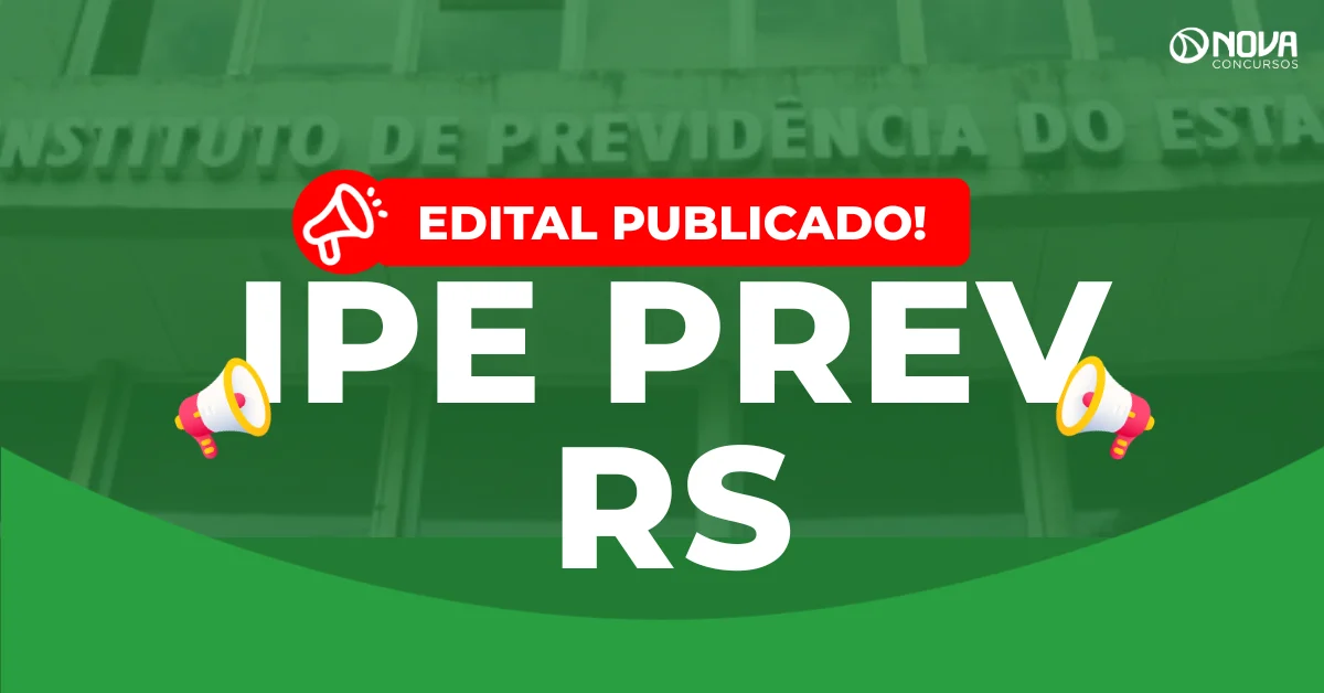 Concurso IPE Prev RS: Inscrições abertas! Vagas de níveis médio e superior!