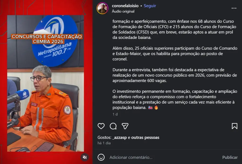 Concurso Bombeiros BA: Novo edital previsto para 600 vagas! 1 concurso bombeiros ba