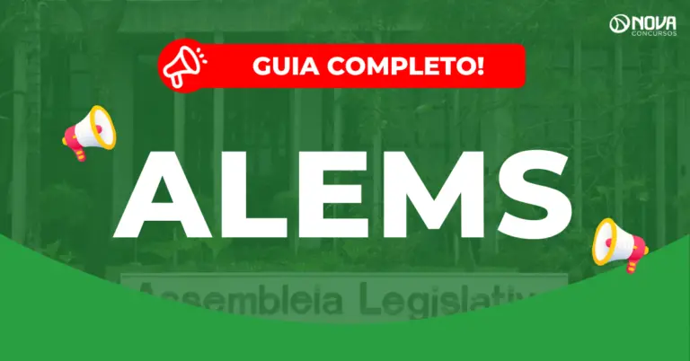 Concurso ALEMS: Inscrições reabertas! 80 vagas!