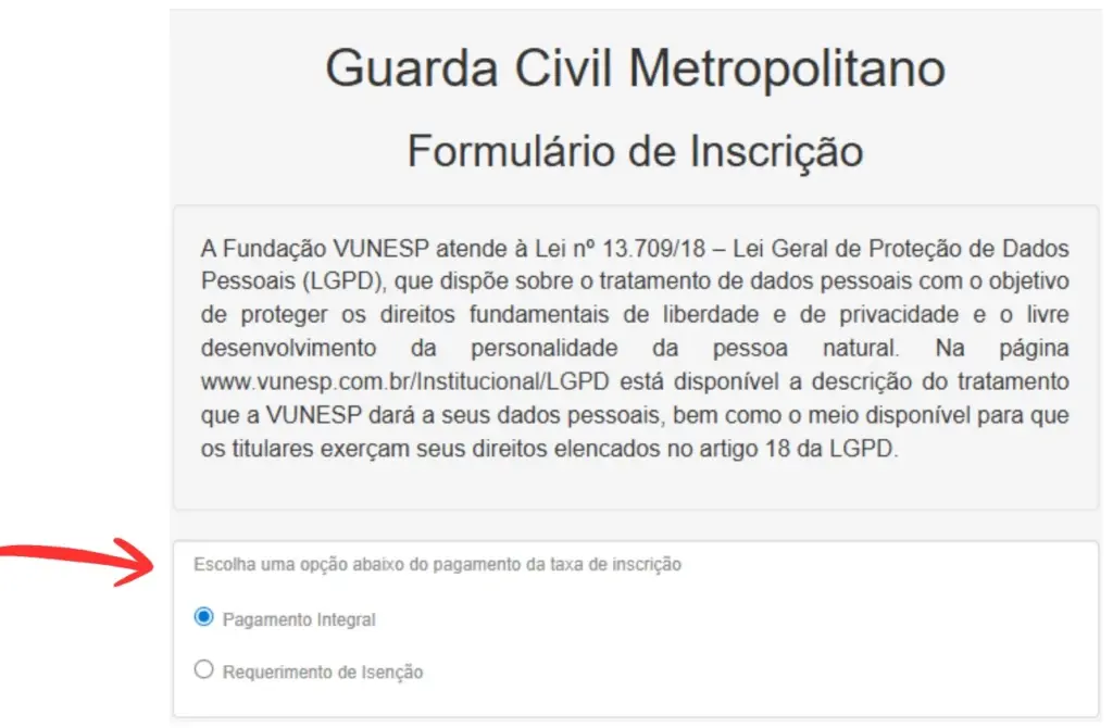 Como fazer a inscrição no concurso GCM SP? Confira o passo a passo! 3 concurso gcm sp inscrição