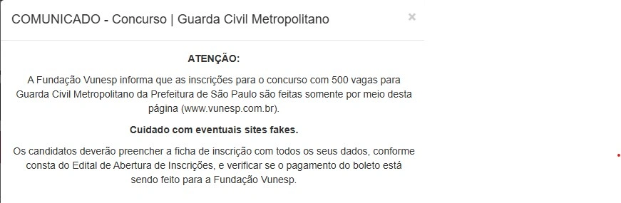 Como fazer a inscrição no concurso GCM SP? Confira o passo a passo! 1 concurso gcm sp inscricao 4