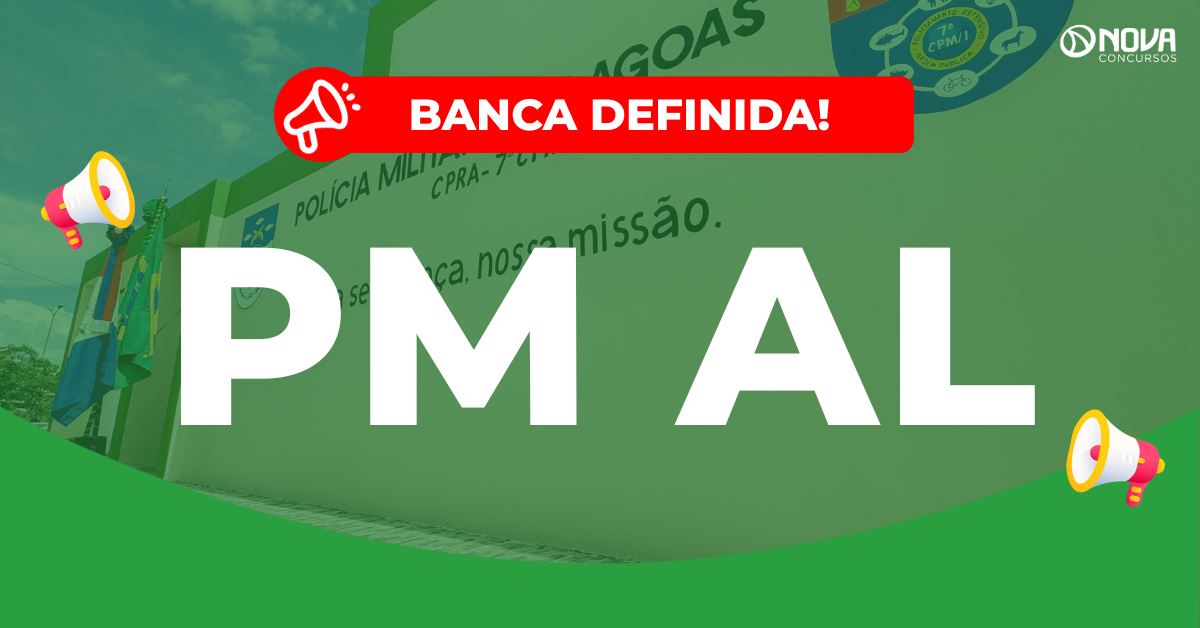 Concurso PM AL 2026: Cebraspe é a banca! 1.060 vagas!