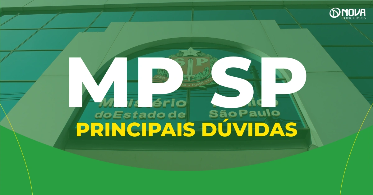 Principais dúvidas sobre o concurso MP SP Auxiliar 2026