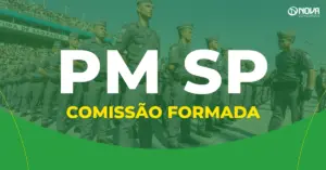 Imagem de policiais militares do Estado de São Paulo em um evento solene - Concurso PM SP