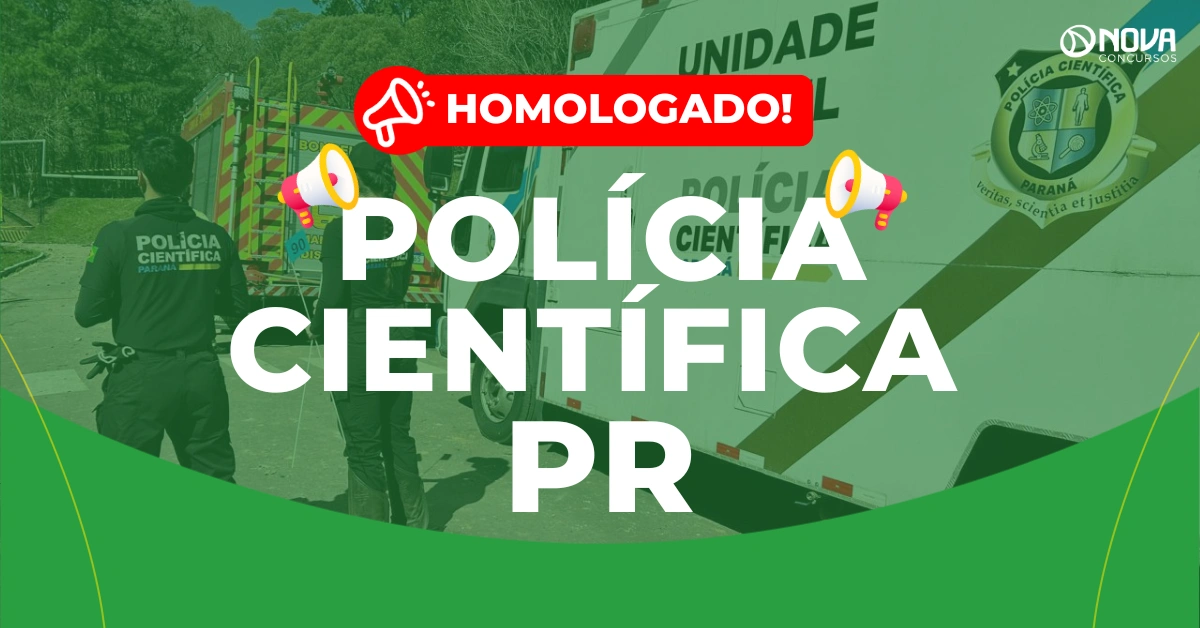 Concurso Polícia Científica PR: Válido até 2027!