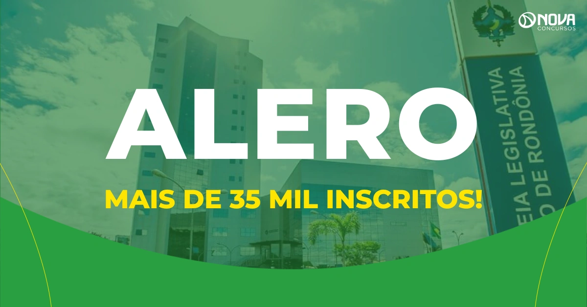 Concurso Alero registra mais de 35 mil inscritos!