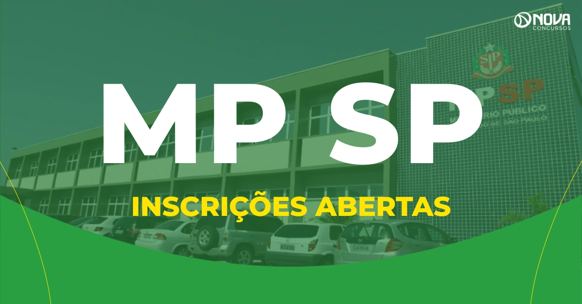 Concurso MP SP nível fundamental está com inscrições abertas!