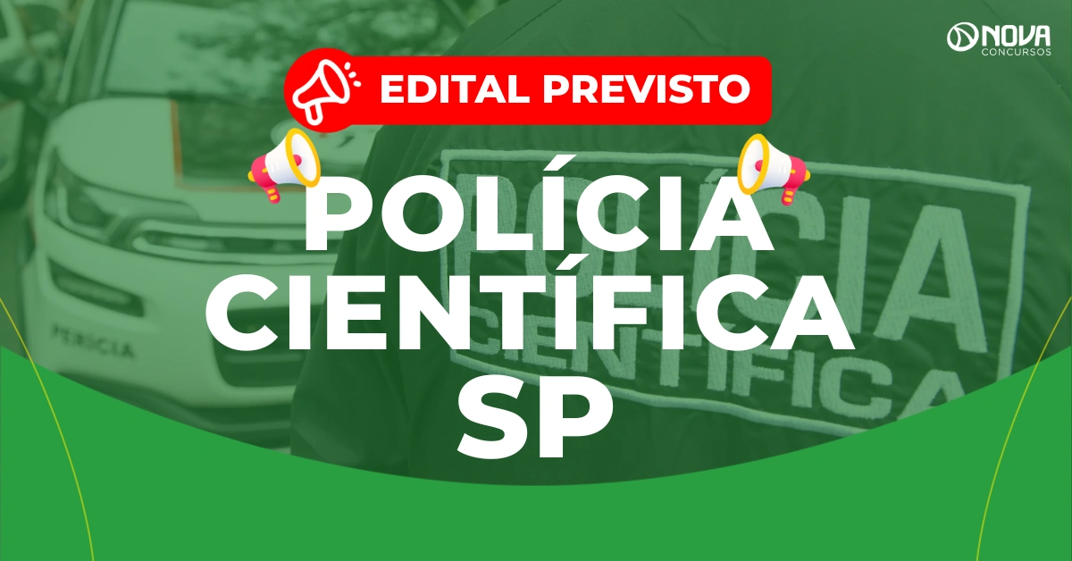 Concurso Polícia Científica SP 2026: Edital de nível médio previsto!