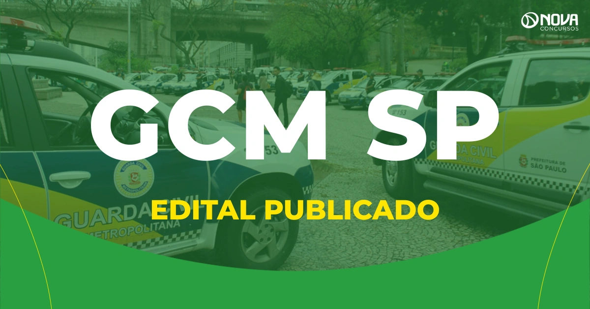 Edital GCM SP é publicado com 500 vagas de nível médio!