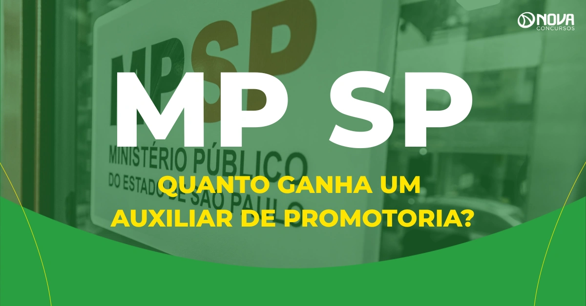 Quanto ganha um Auxiliar de Promotoria do MP SP?