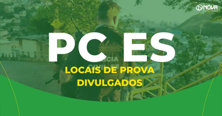 Concurso PC ES libera os locais de prova para 49 mil inscritos!