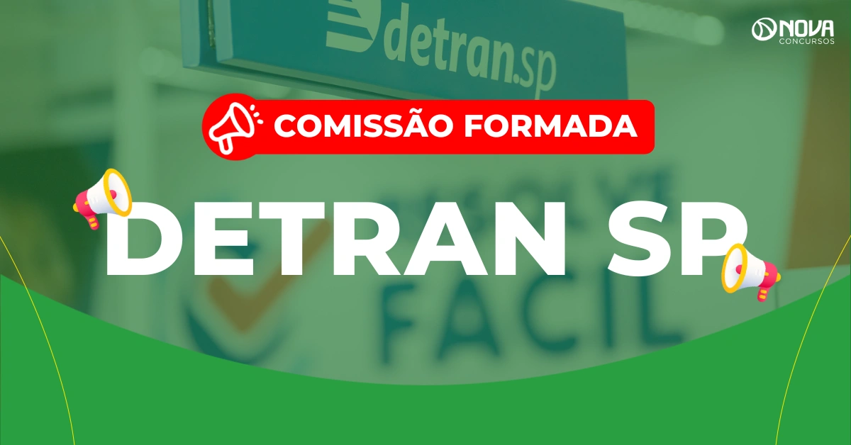 Concurso Detran SP 2026: Comissão formada! 145 vagas!