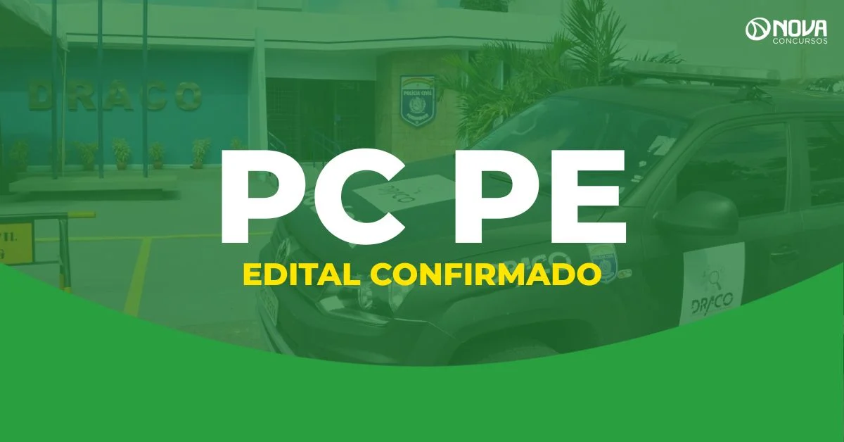 Concurso PC PE: governadora reforça publicação do edital em 2026!