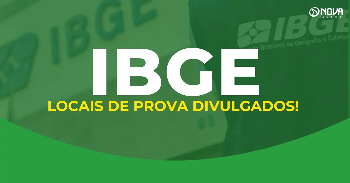 Concurso IBGE tem locais de prova divulgados para 401 mil candidatos!
