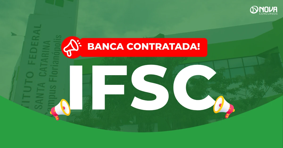 Concurso IFSC: Banca contratada! Edital iminente!