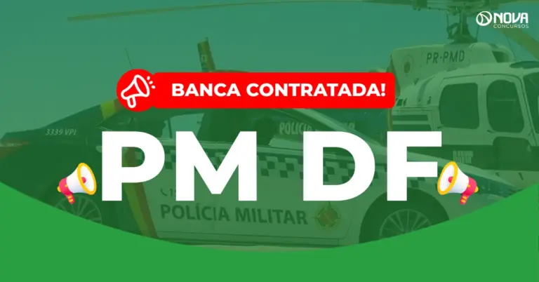 Concurso PM DF: Banca contratada! Edital para Soldado em 2027!