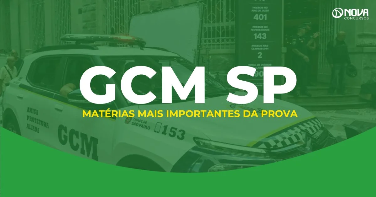 Concurso GCM SP: Quais as matérias mais importantes da prova?
