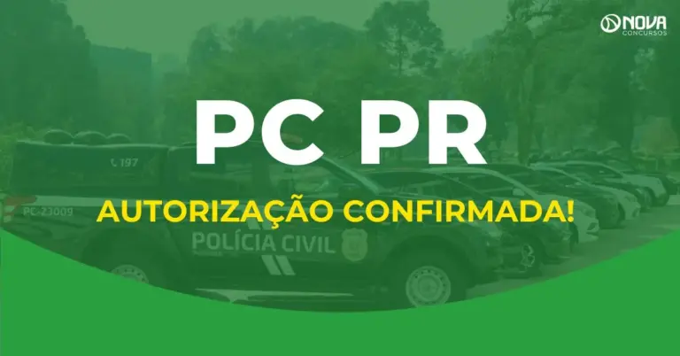 Concurso PC PR: autorização é confirmada com vagas para todas as carreiras!