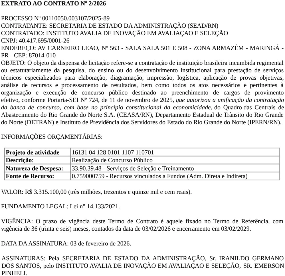 Concurso Detran RN: Banca contratada! 80 vagas! 1 concurso detran rn banca