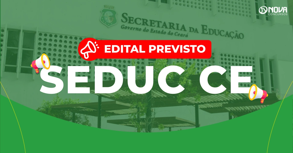 Concurso Seduc CE 2026: Edital anunciado! 2.000 vagas!
