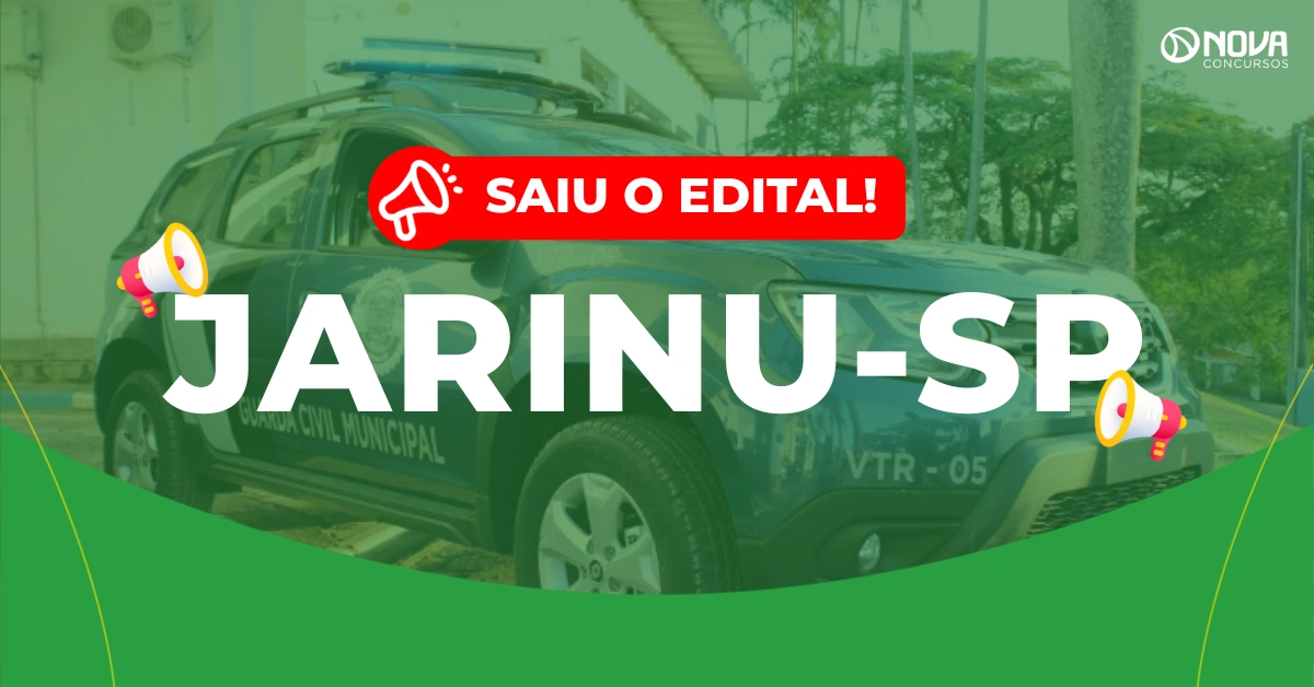 Concurso GCM Jarinu: Inscrições abertas! 17 vagas!