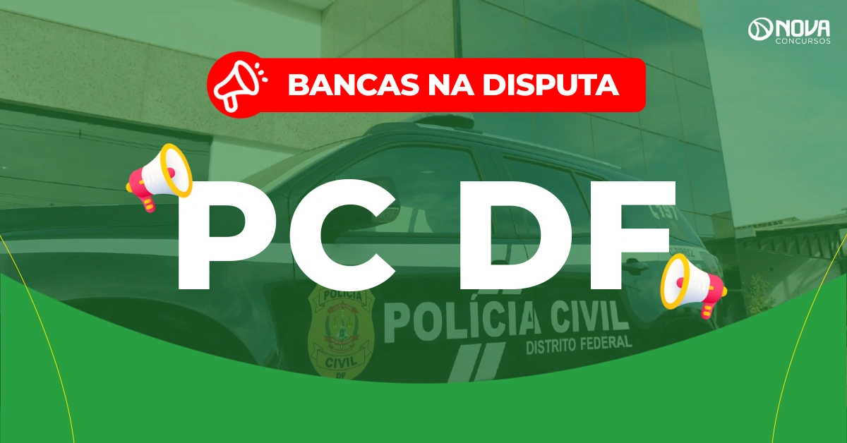Concurso PC DF 2026: Bancas enviam propostas! 615 vagas!