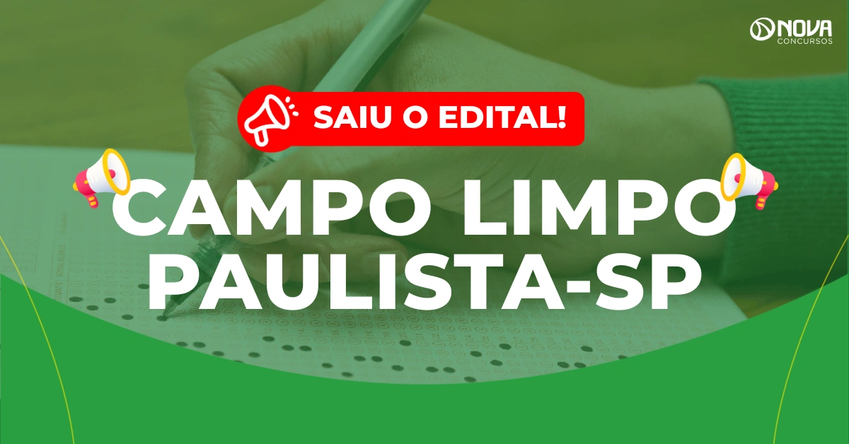 Concurso Câmara de Campo Limpo Paulista: Edital publicado!