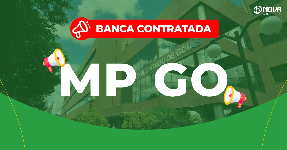 Concurso MP GO 2026: Banca contratada! Edital é iminente!