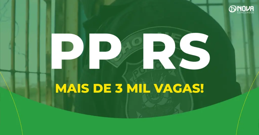 Novo concurso Polícia Penal RS terá mais de 3 mil vagas!