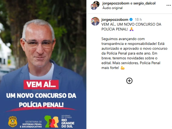 novo concurso polícia penal rs