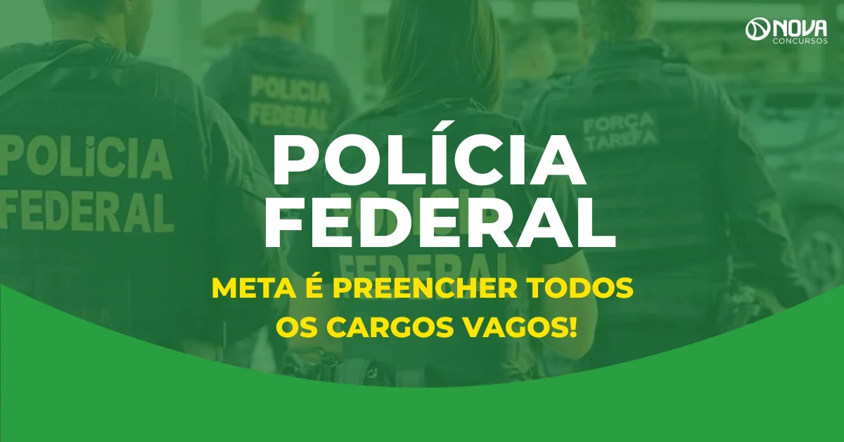 Concurso PF: Meta é preencher todos os cargos vagos, afirma Diretor-Geral!
