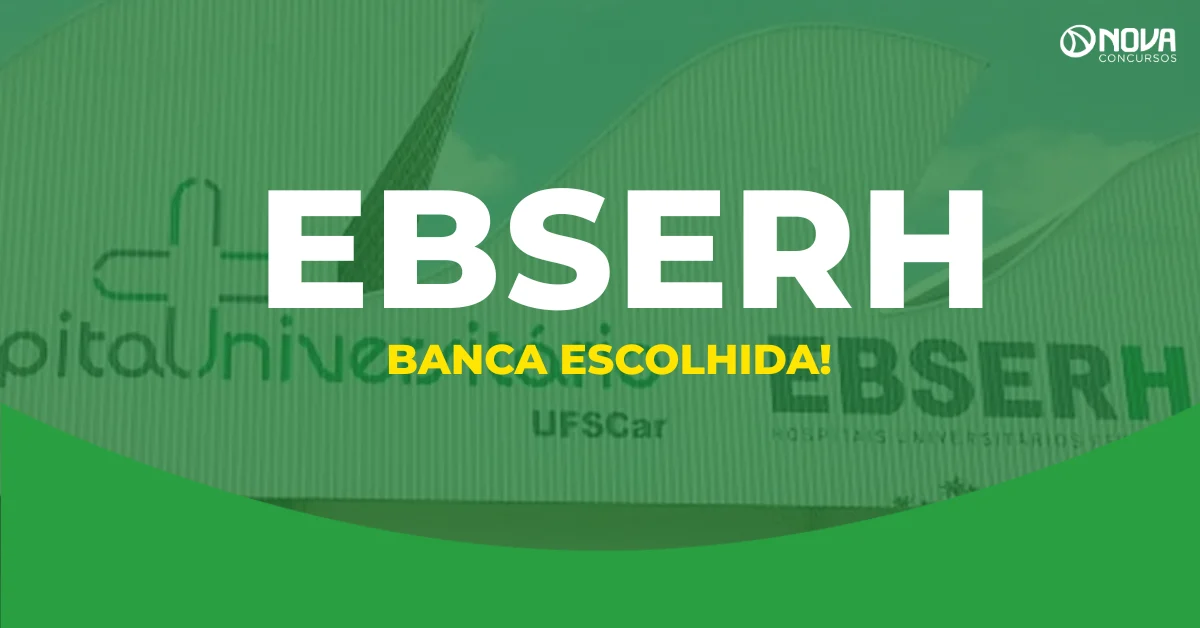 Concurso Ebserh: Instituto AOCP organizará nova seleção, confira!