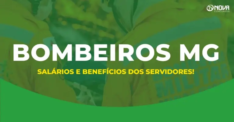 Concurso Bombeiros MG 2026: Salários e benefícios dos aprovados!