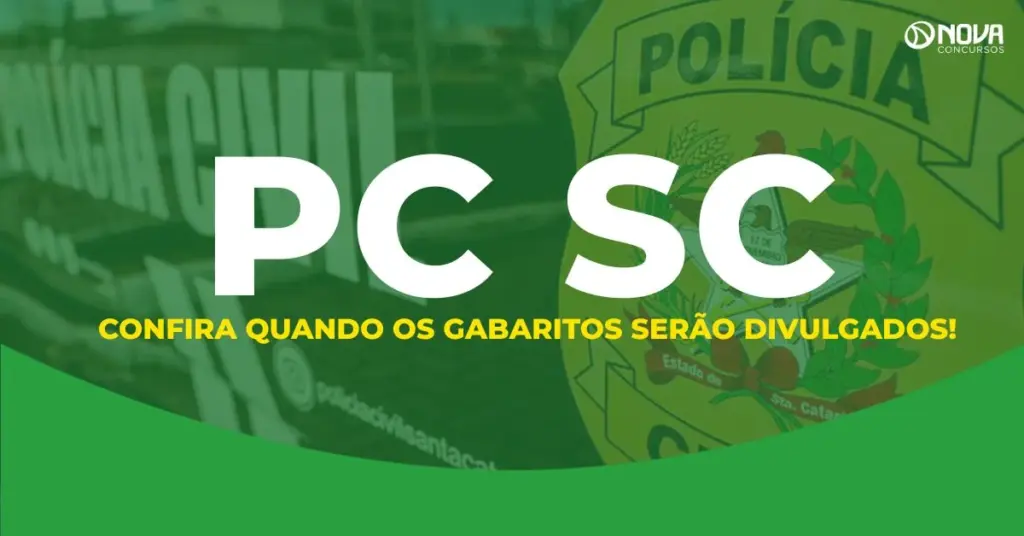 Concurso PC SC: Saiba quando serão divulgados os gabaritos!