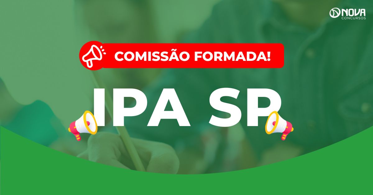 Concurso IPA SP: Formada a comissão organizadora! 98 vagas!