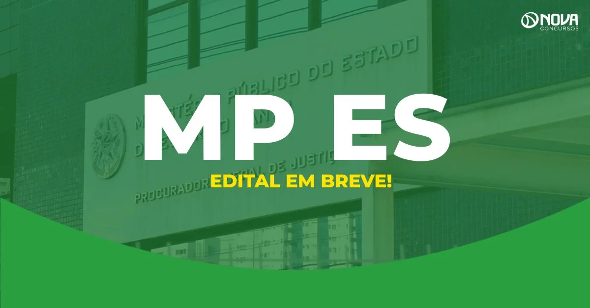 Concurso MP ES: edital deve ser divulgado na próxima semana!