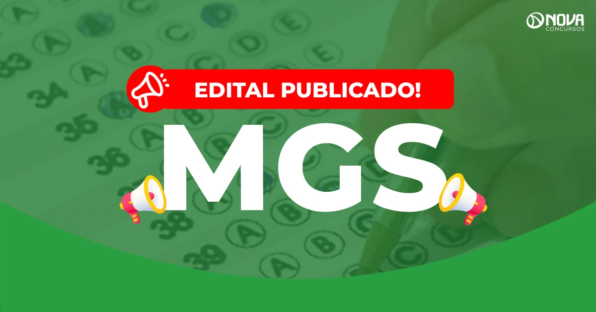 Concurso MGS: Edital publicado com 33 vagas!