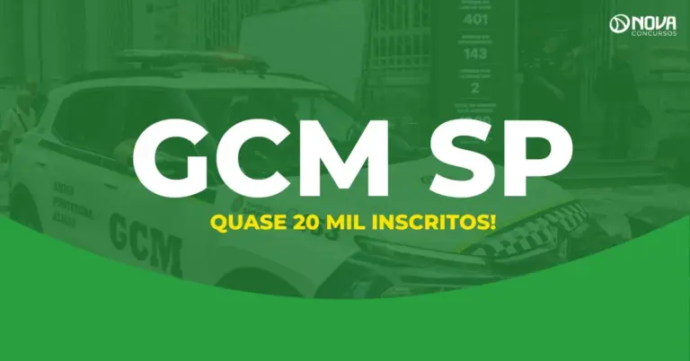 Concurso GCM SP tem quase 20 mil inscritos para 500 vagas!