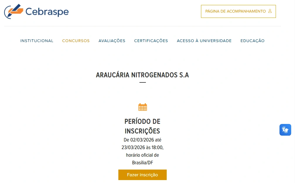 concurso ansa inscrição