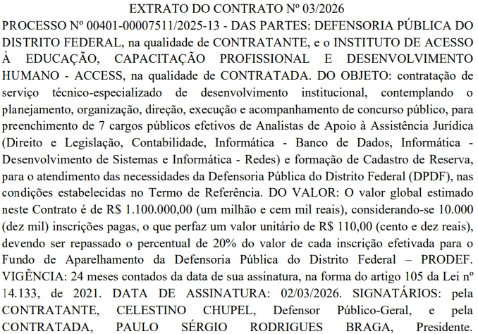 Concurso DP DF: Edital confirmado para o primeiro semestre deste ano! 1 Concurso DP DF