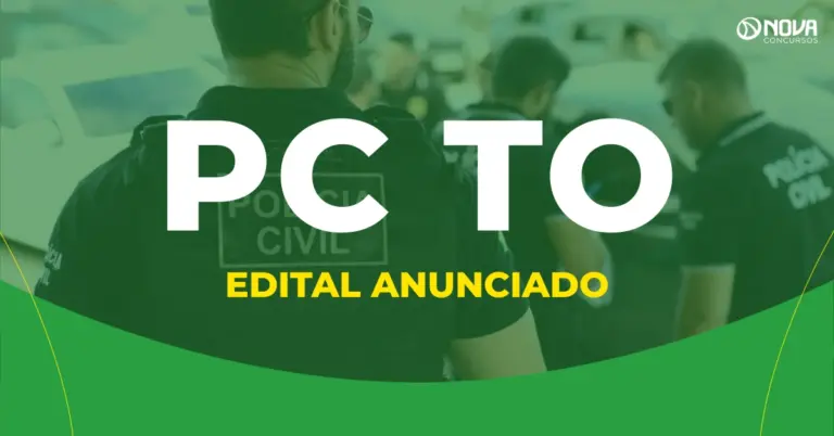 Concurso PC TO: Mais de 450 vagas confirmadas! Edital sai em alguns dias!