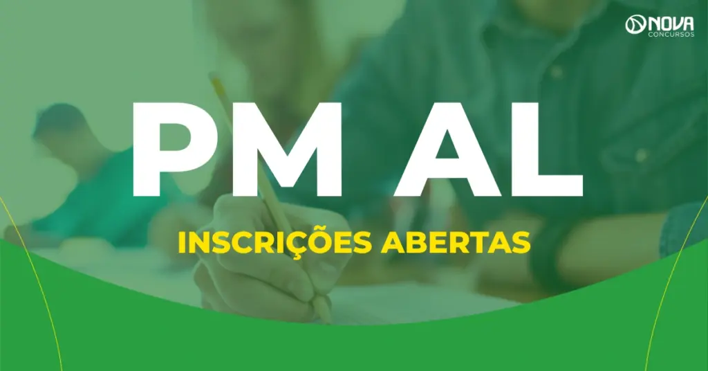 Concurso PM AL 2026: Inscrições abertas! Mais de 1.000 vagas!