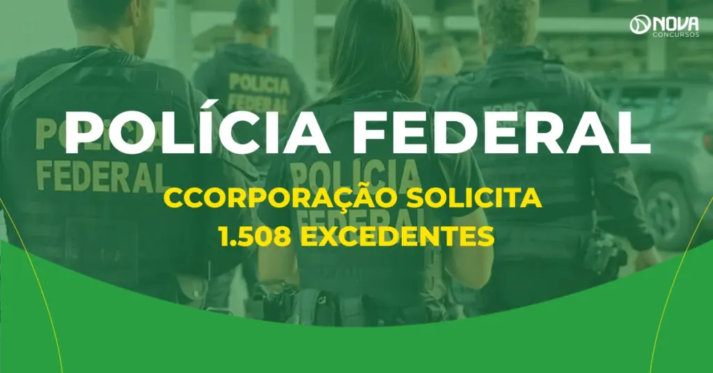 Concurso PF pode contar com número de nomeações ampliadas. Corporação enfrenta déficit de pessoal. Veja!