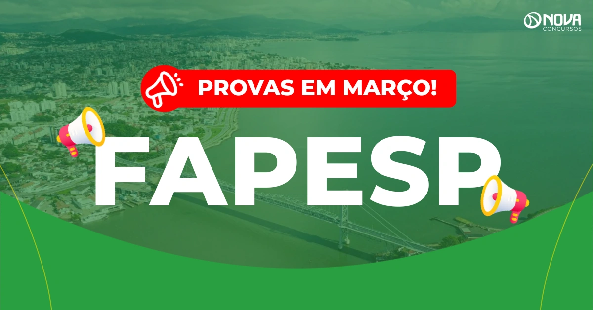 Concurso Fapesp 2026: Provas em abril! Iniciais de R$10 mil!