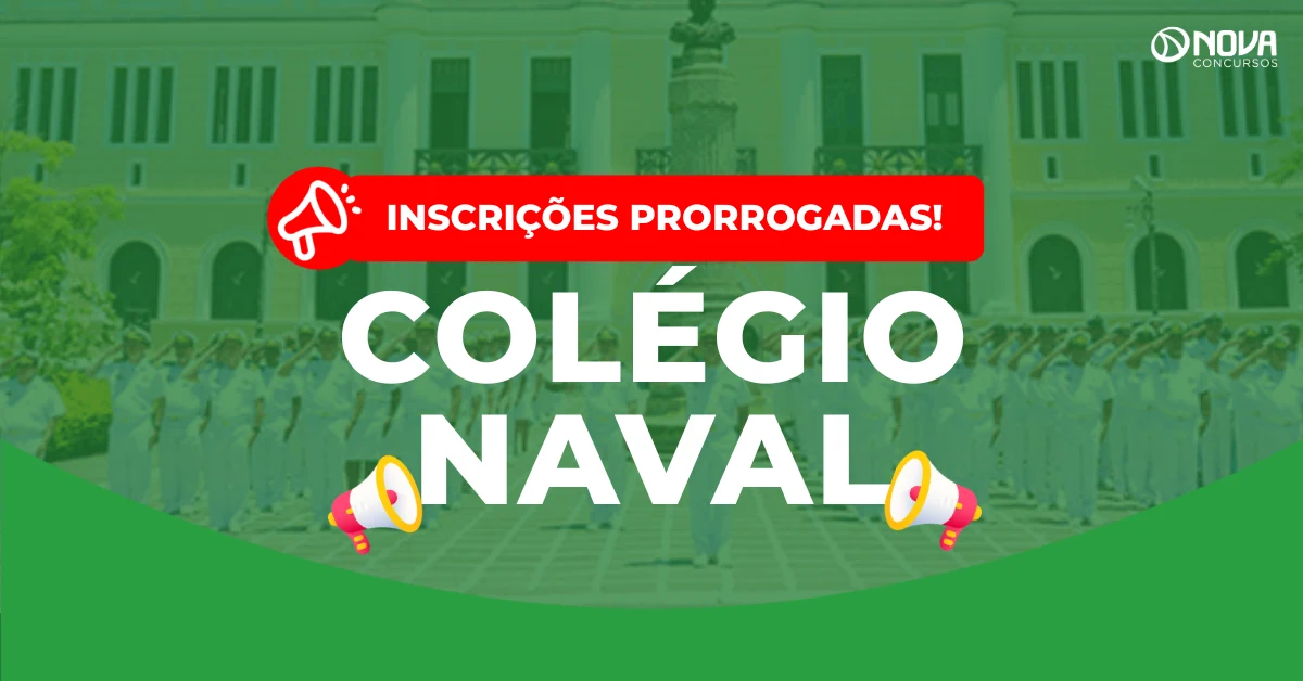 Concurso Marinha Colégio Naval 2027 (CPACN): Inscrições prorrogadas! 156 vagas!