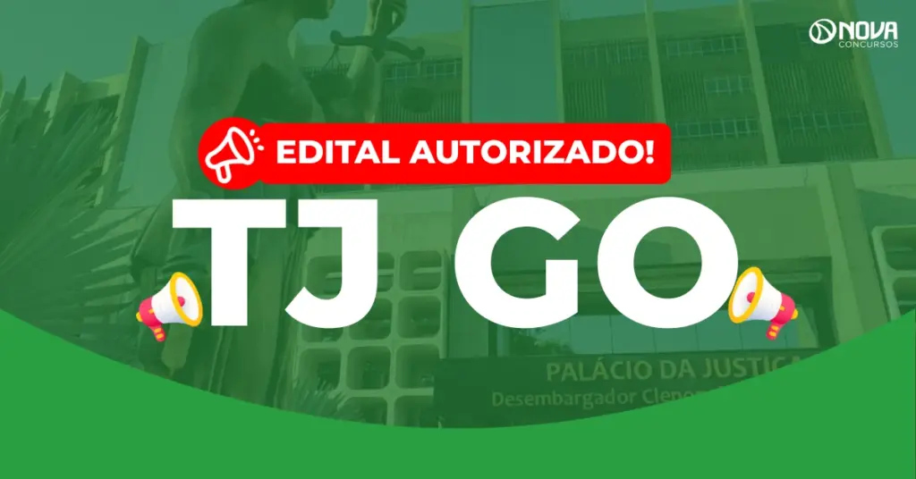Concurso TJ GO 2027: Edital autorizado, banca em definição!